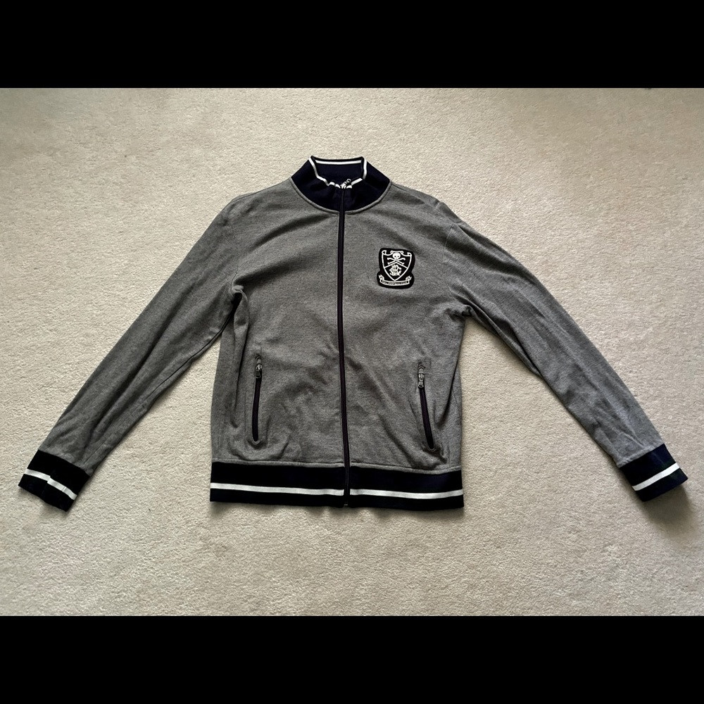 Polo Ralph Lauren Zip Up w/ Stripes - Med